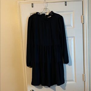 Copper Key Black Long Sleeve Dress